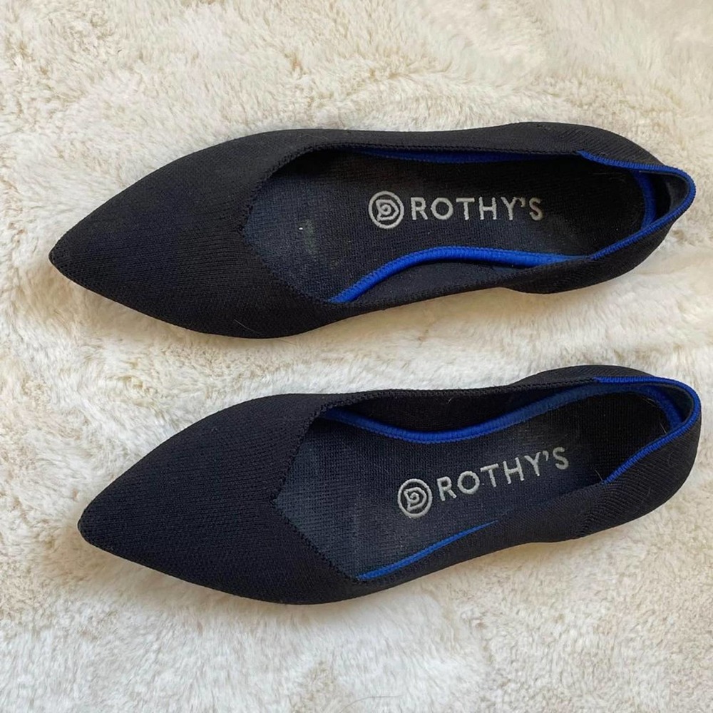 Rothys The Point Black Ballet Flats